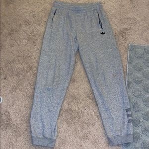 Grey adidas sweatpants